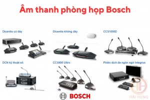 TOP 3 hệ thống âm thanh phòng họp Bosch đang HOT nhất hiện nay